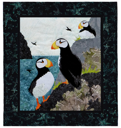 Maritime's Most Wanted: Horned Puffin Individual Wallhanging