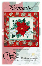 Poinsettia in Red Pattern Cover